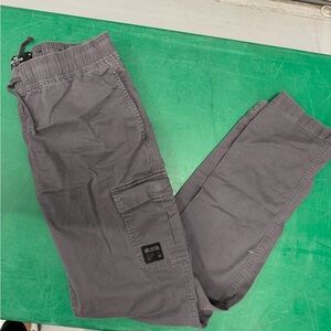 Hollister Men's Charcoal Cargo Pants